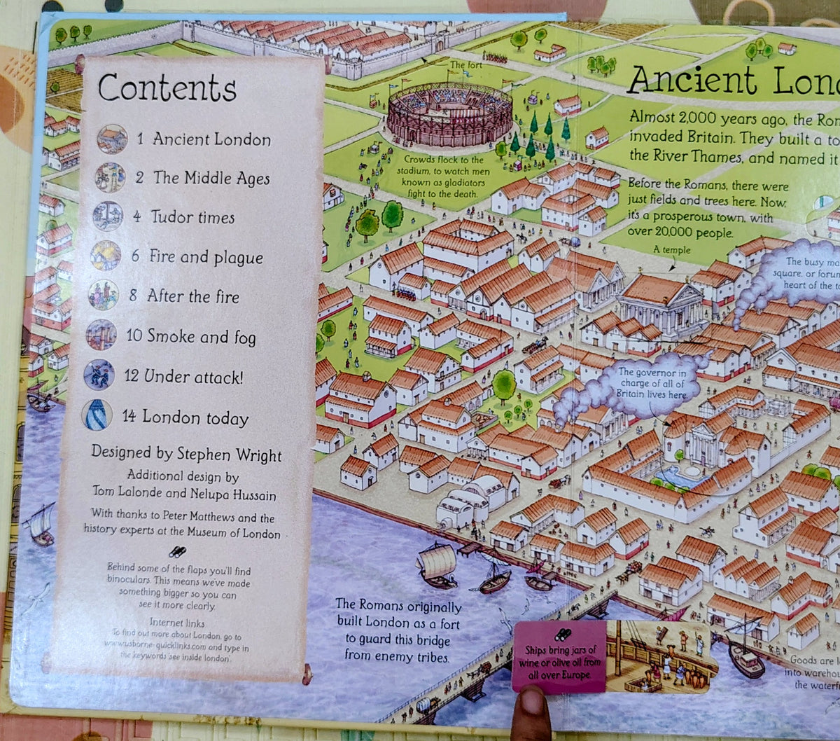 See Inside London by Rob Lloyd Jones and Barry Ablett | Usborne Lift the Flap
