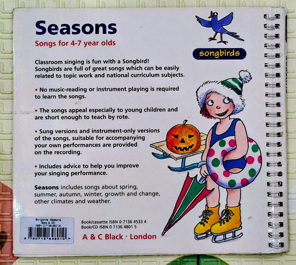 Seasons Songs for 4-7 year olds by Jacky Atkinson | Songbirds | Music & Song