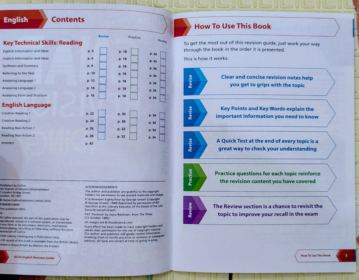 Snap Revision Reading AQA GCSE 9-1 English Language | Revision Guide