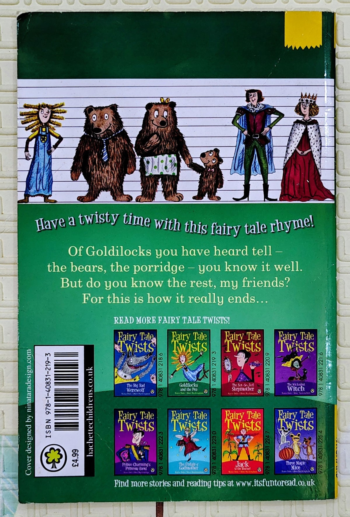 Fairy Tale Twists: Goldilocks and the Pea by Katie Dale | Orchard books