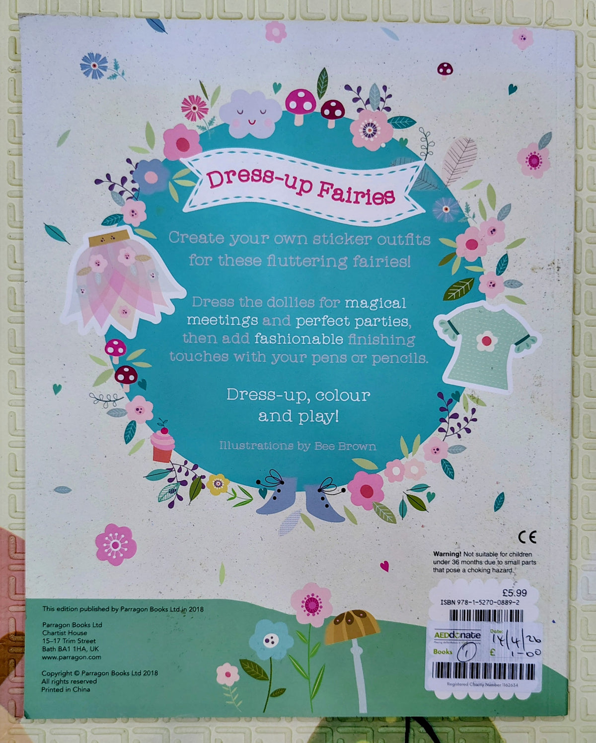 Dress-up Fairies by Parragon | Stickers and Press Outs