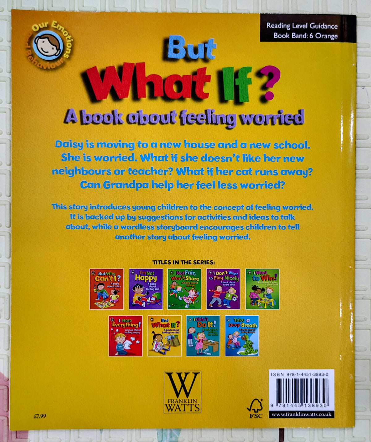 But What If? A book about feeling worried | Reading Level 6 Franklin Watts