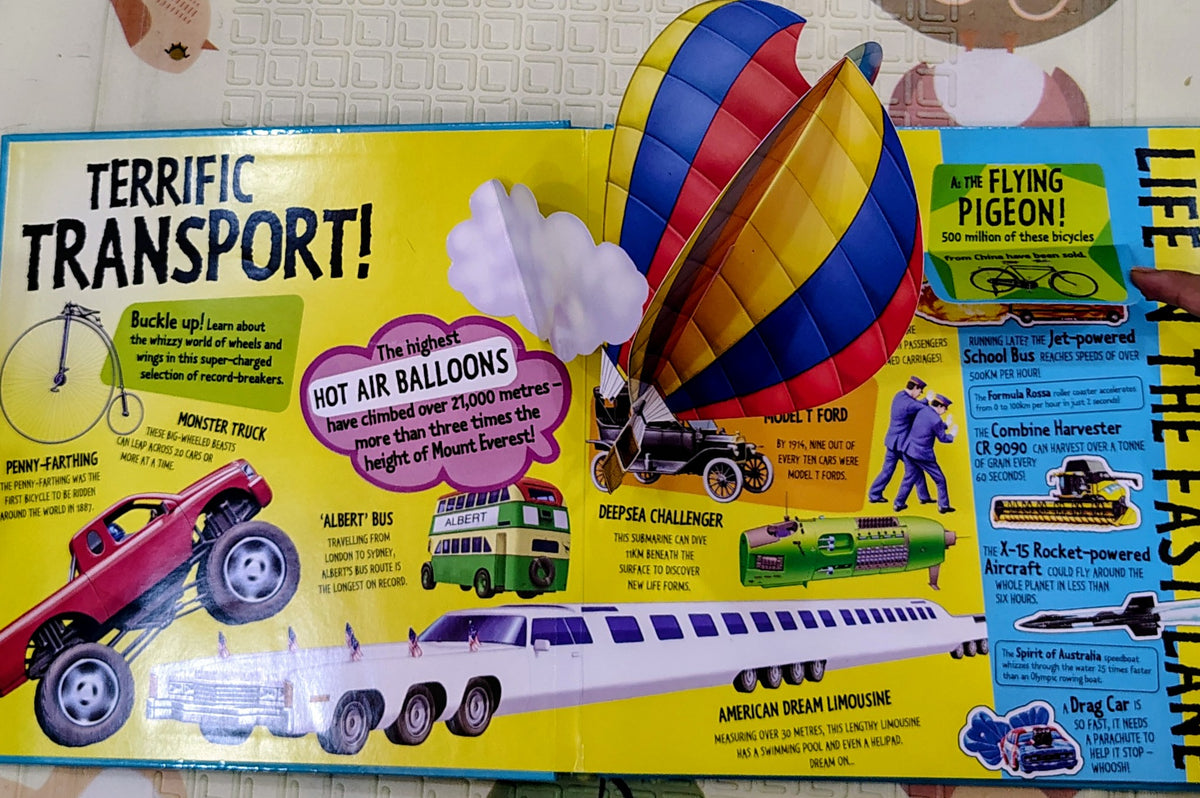 Mechanical Marvels by Record Breakers | Pop ups and Lift the Flap