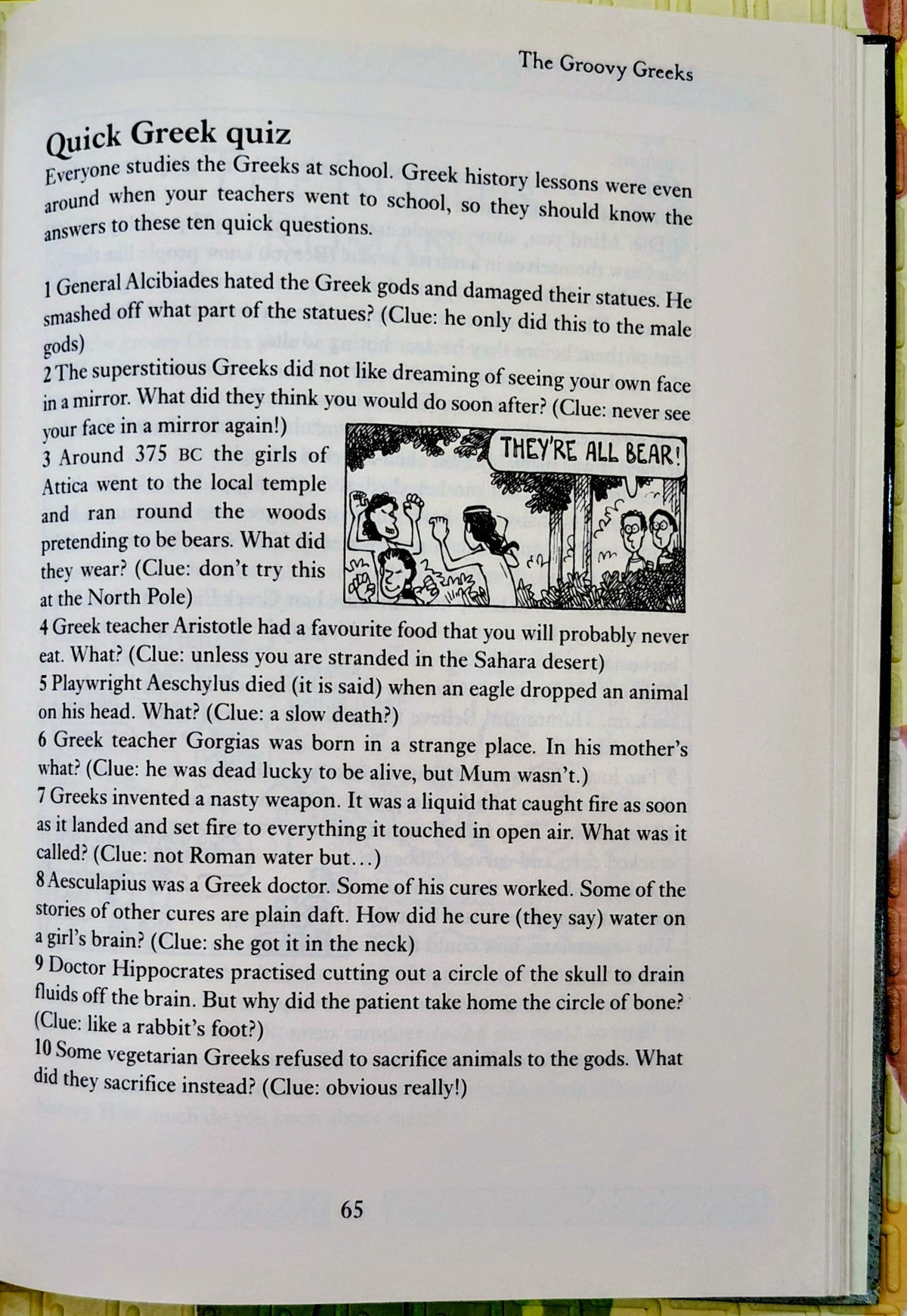 Horrible Histories: The Awesome Ancient Quiz Book by Terry Deary | Scholastic