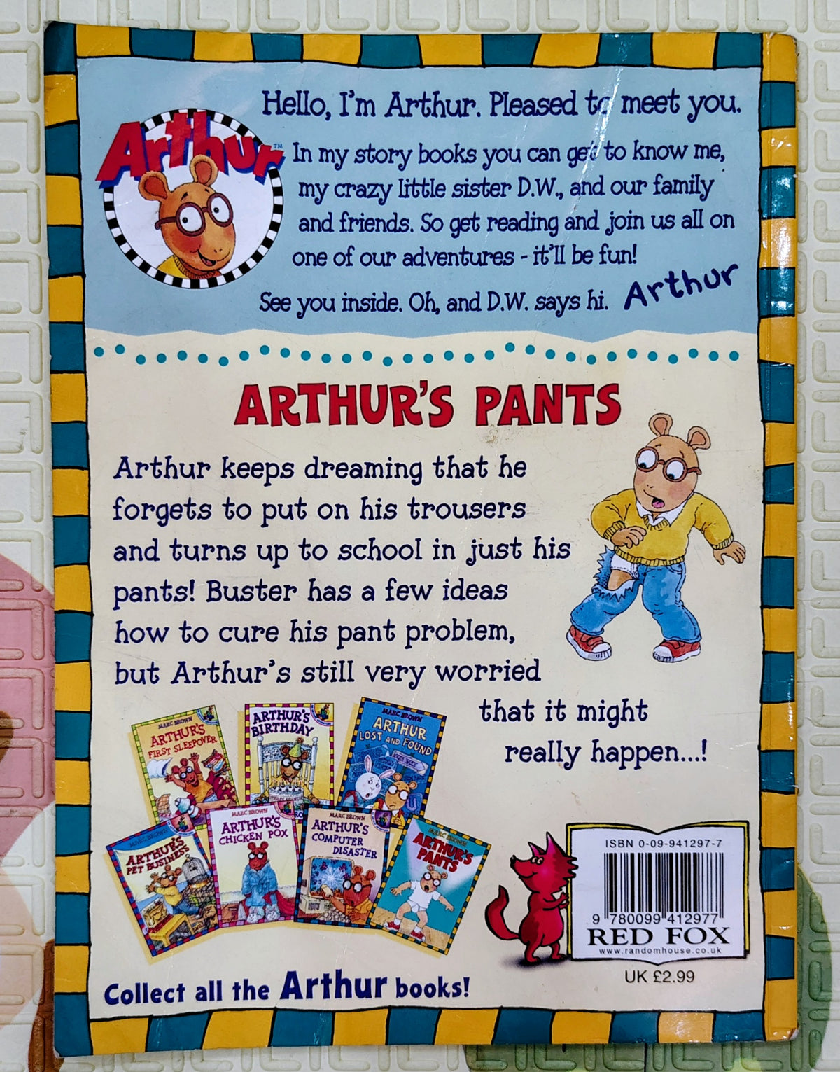 Arthur's Pants by Marc Brown | Red Fox