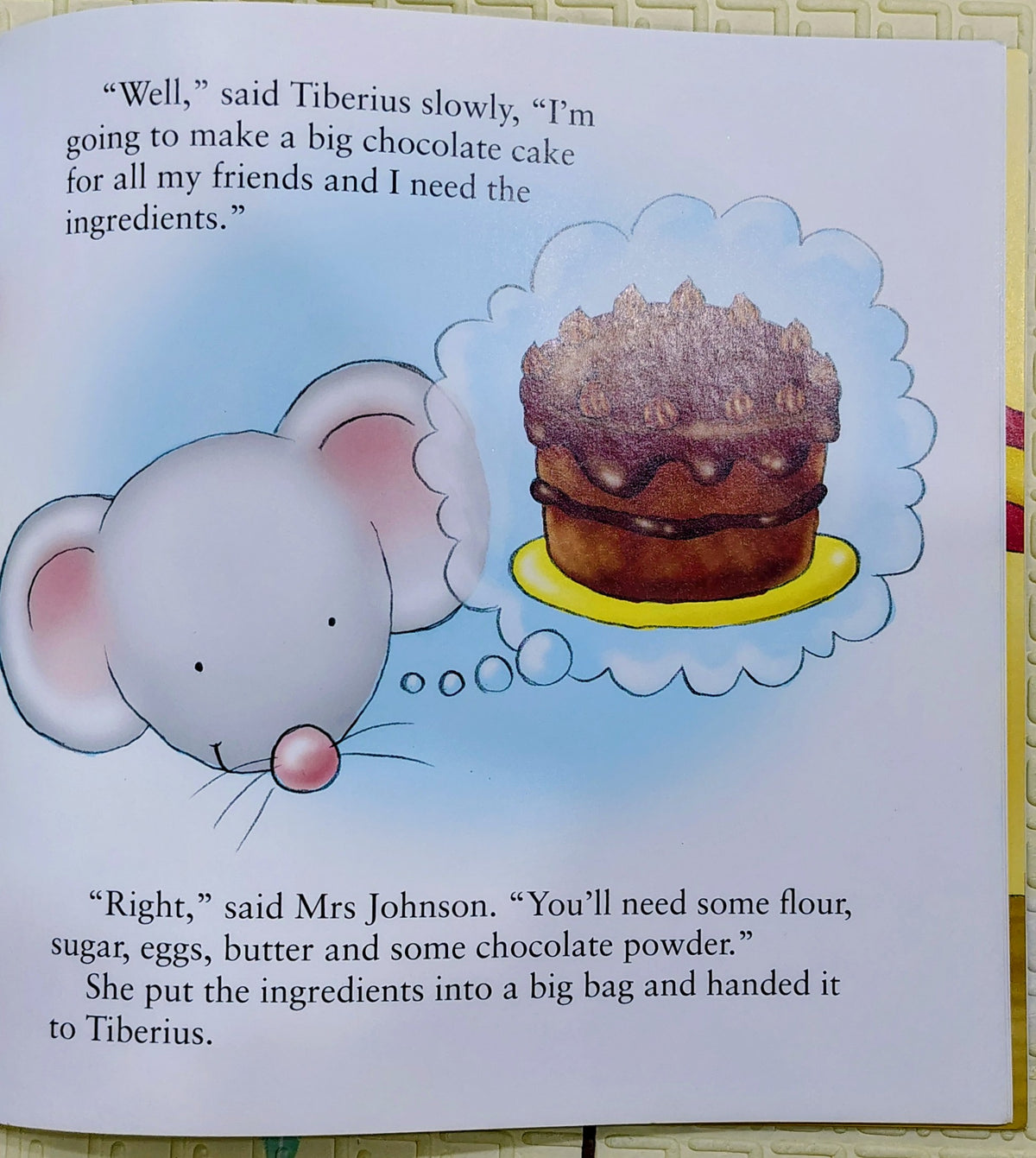 Tiberius and the Chocolate Cake by Keith Harvey