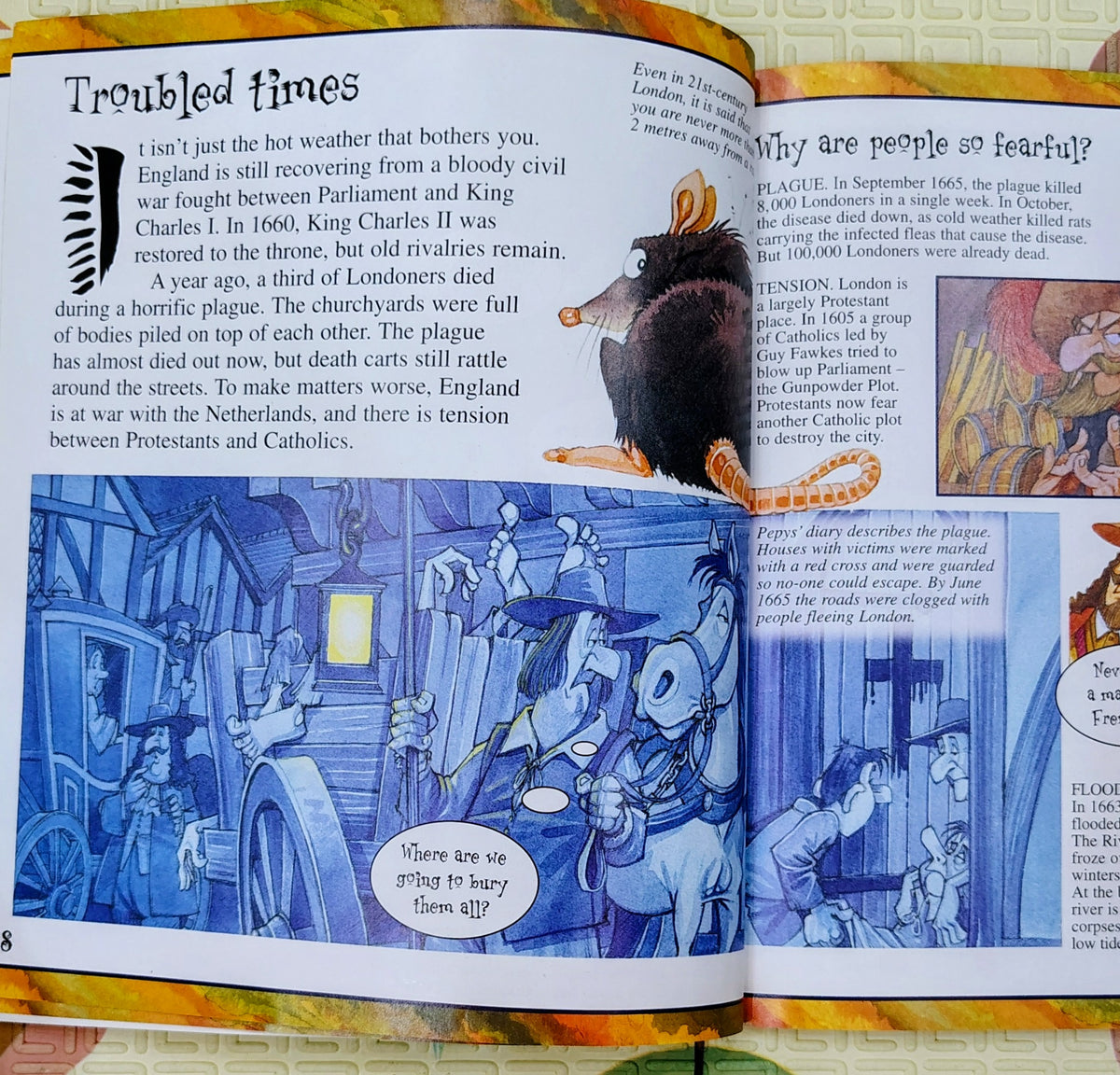 Avoid Being in the Great Fire of London! by Jim Pipe | Historical Non-Fiction