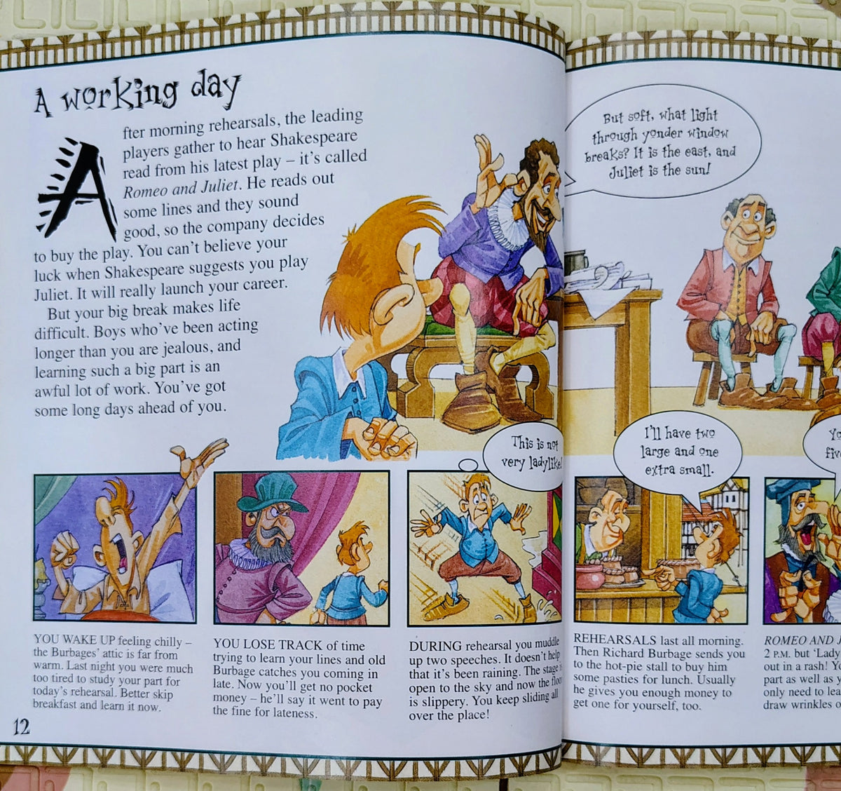 Avoid Being a Tudor Actor in Shakespeare's Theatre! by Jacqueline Morley | Book House | Historical Non-Fiction