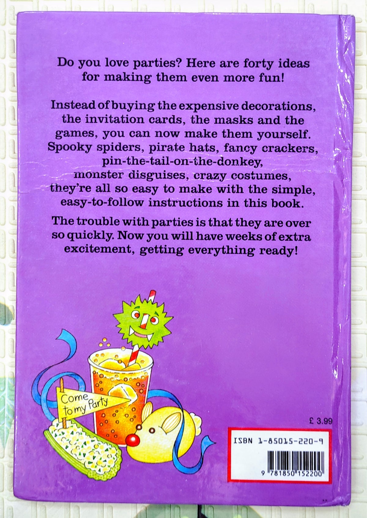 Crafty Ideas for Parties by Myrna Daitz | Activity Books