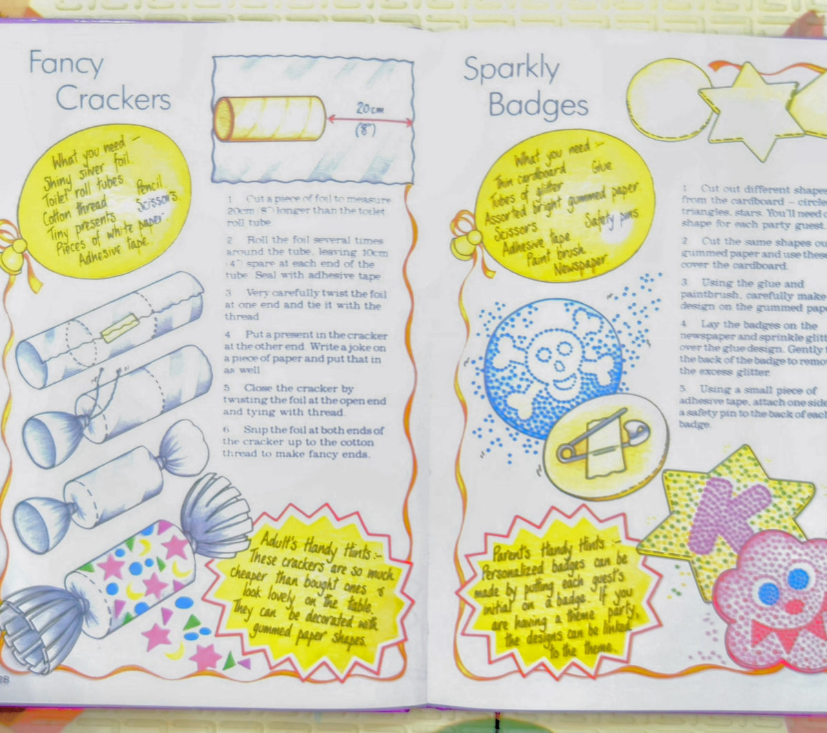 Crafty Ideas for Parties by Myrna Daitz | Activity Books