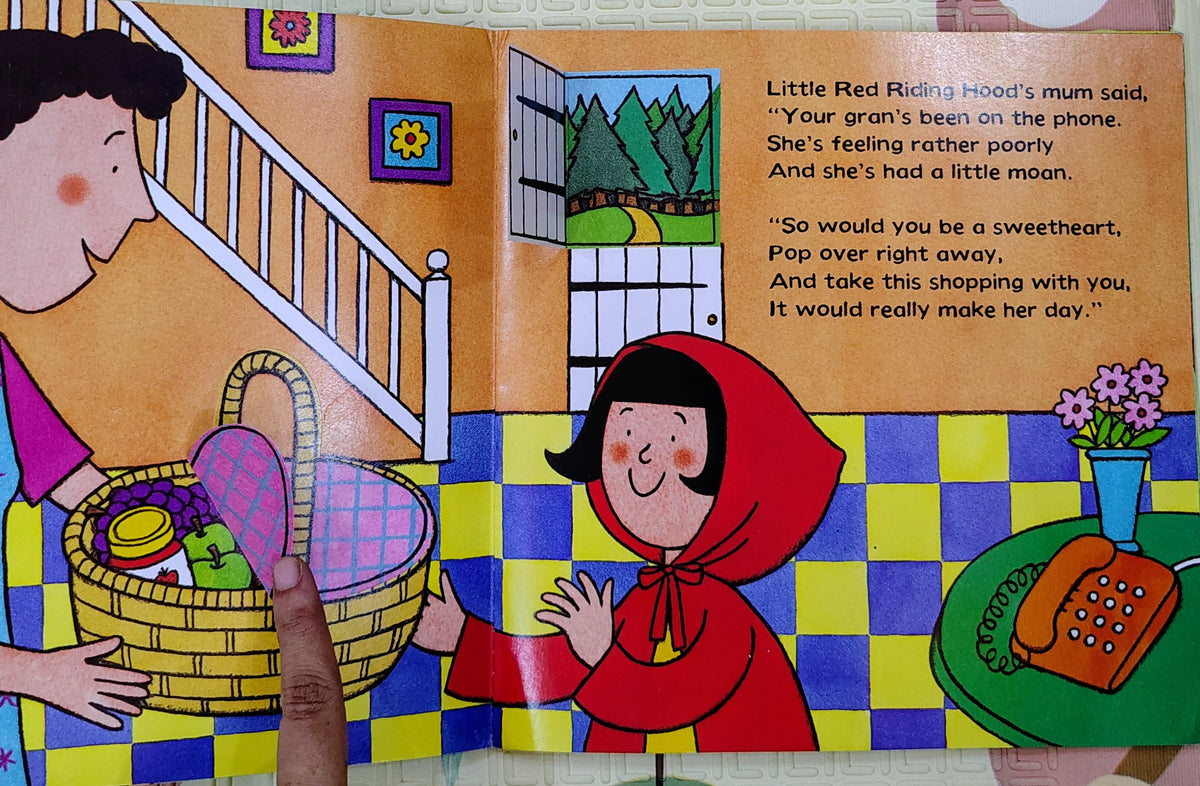 Little Red Riding Hood by Nick Sharratt and Stephen Tucker | Lift the Flap Fairy Tale | Macmillan
