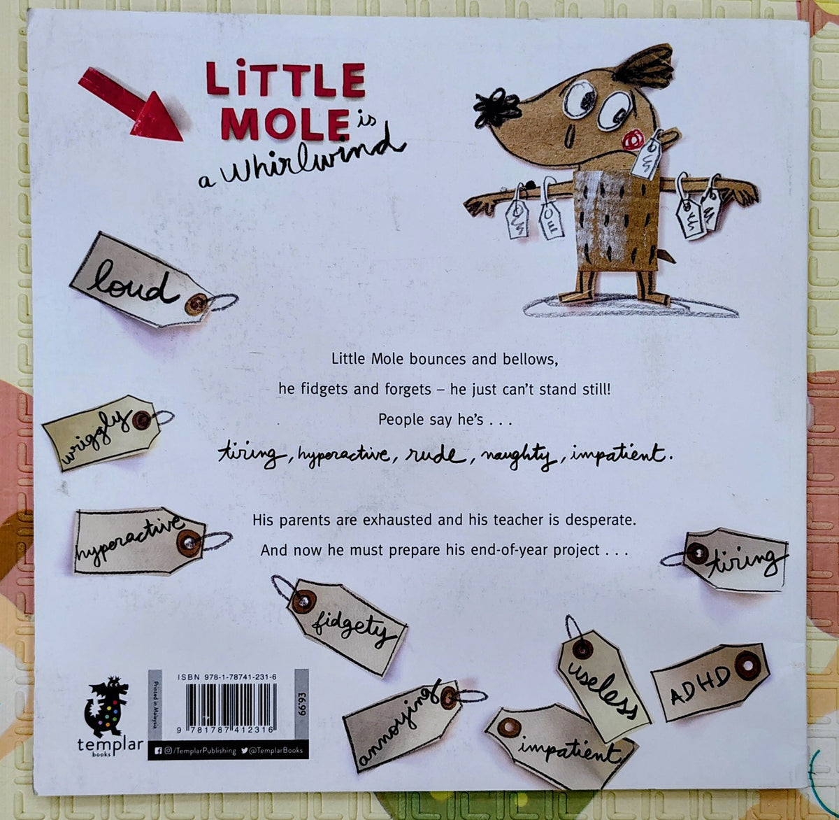 Little Mole is a Whirlwind by Anna Llenas | Templar