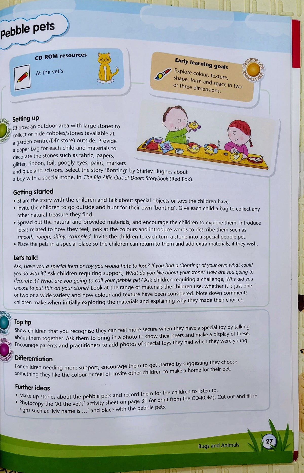 Bugs and Animals by Liz Powlay | Play Foundations | 3-5 years Play Activities