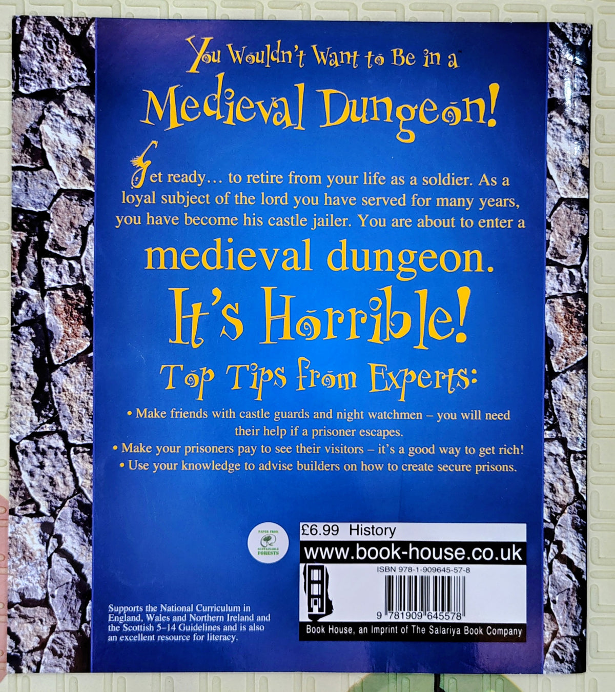 You Wouldn't Want to Be in a Medieval Dungeon! by Fiona Macdonald | Book House | History