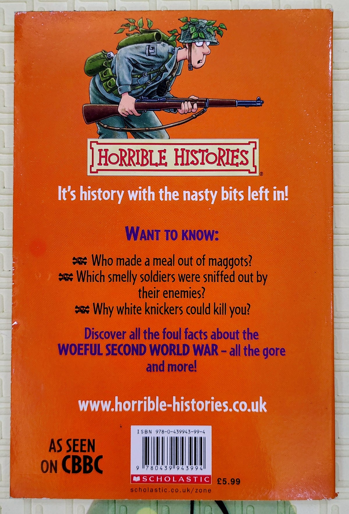 Horrible Histories: Woeful Second World War by Terry Deary | Scholastic