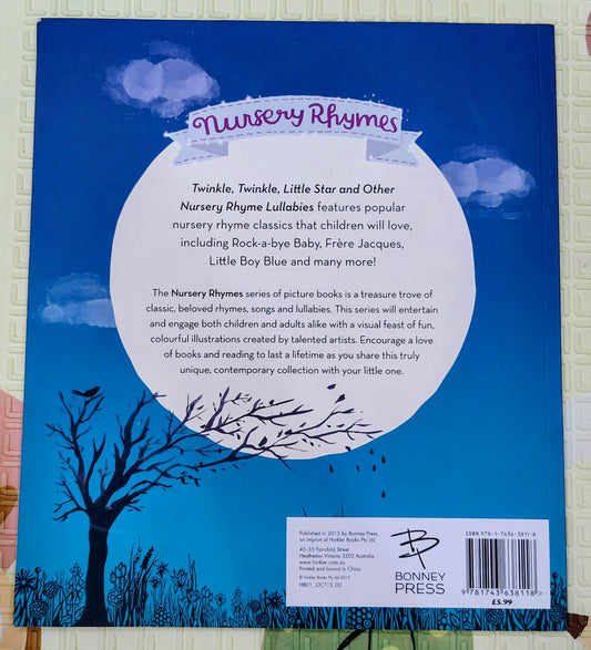 Twinkle, Twinkle, Little Star and Other Nursery Rhyme Lullabies | Bonney Press
