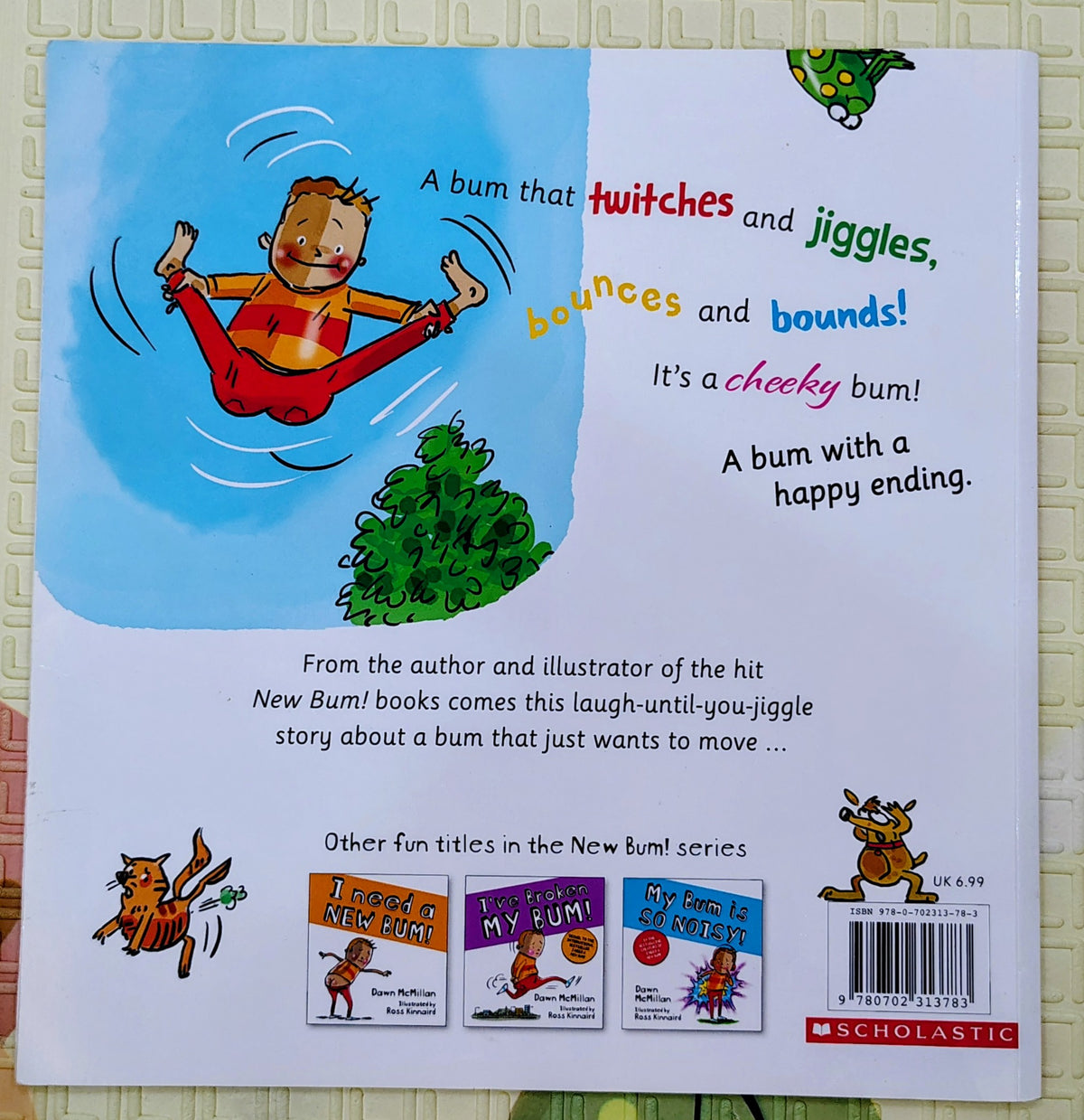 My Bum Is So Cheeky! by Dawn McMillan | Scholastic | Humorous Fiction