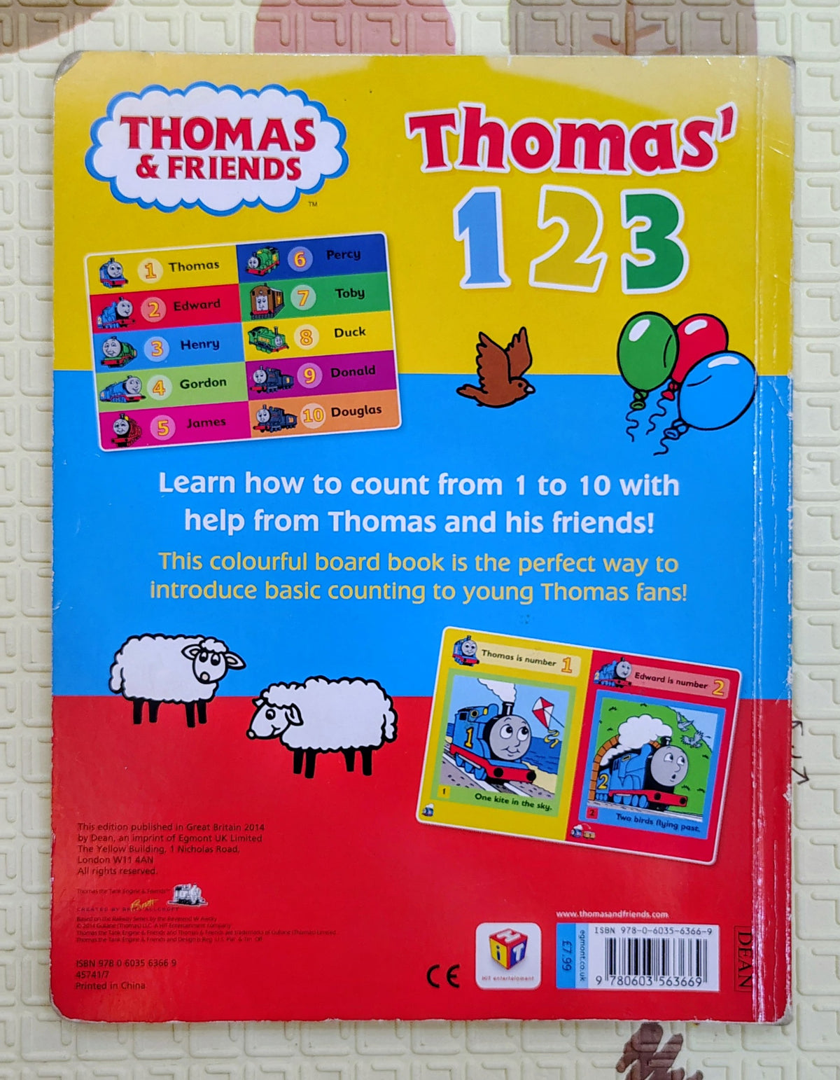 Thomas & Friends: 123 counting book