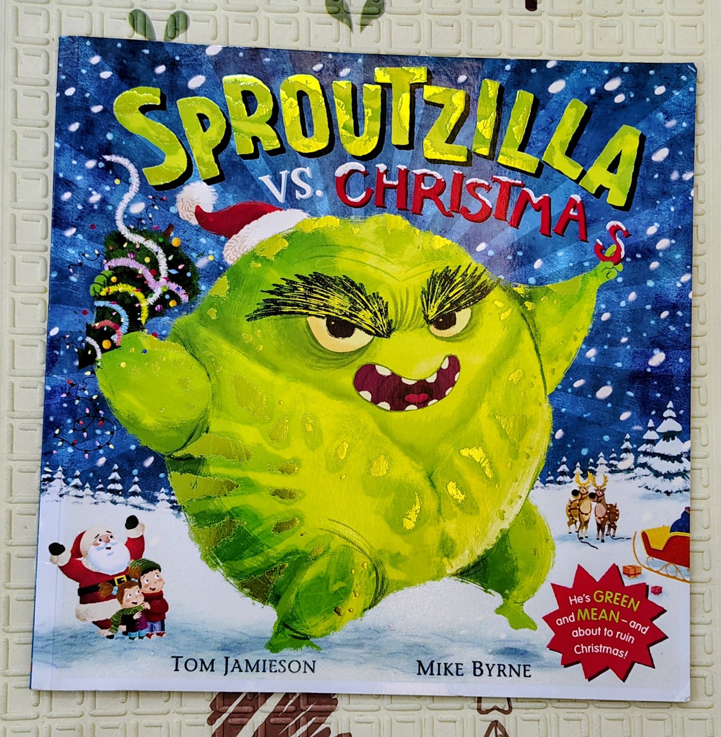 Sproutzilla vs Christmas – by Tom Jamieson & Mike Byrne
