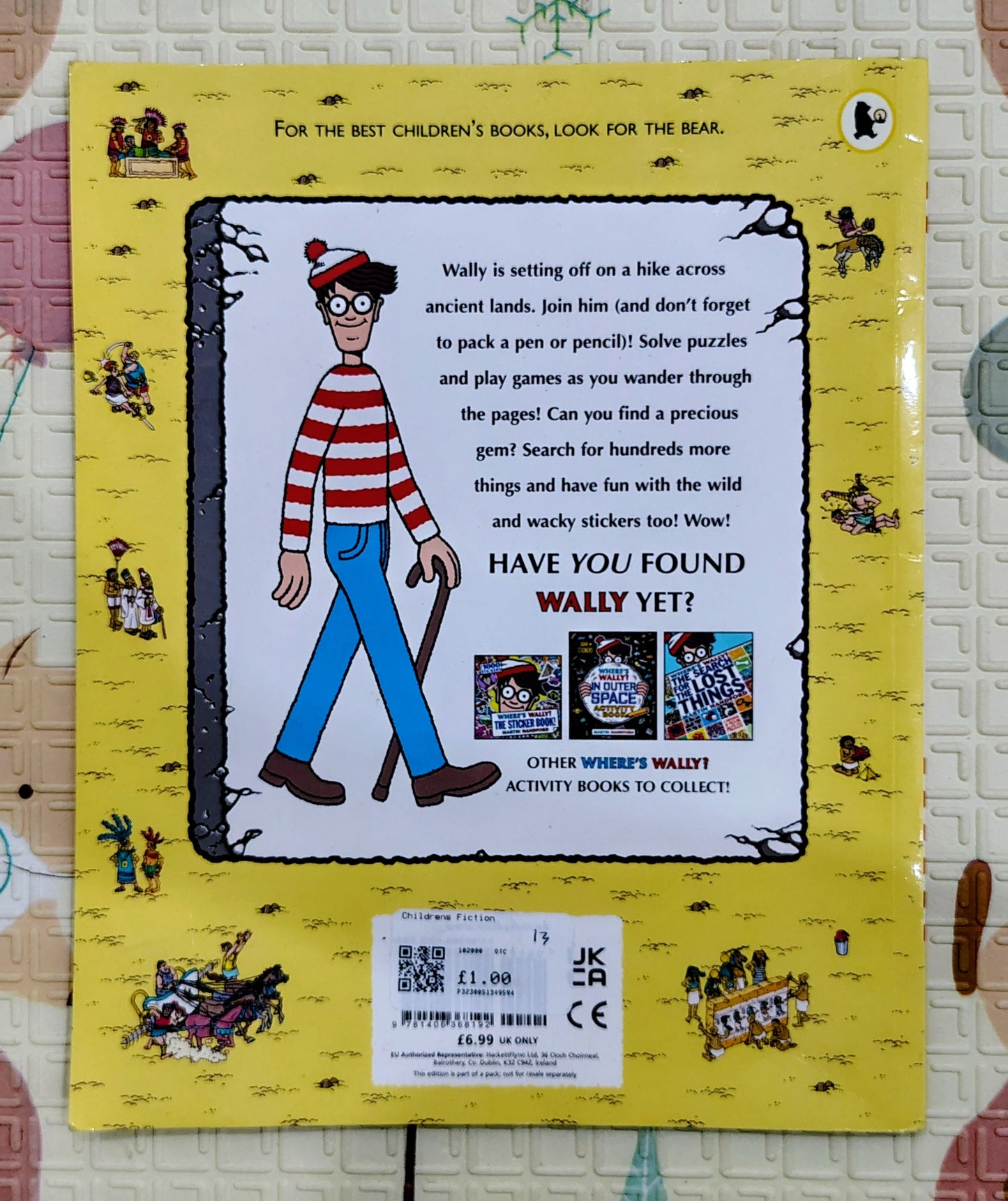 Where’s Wally? Across Lands Activity Book by Martin Handford (Sticker Activity Book)