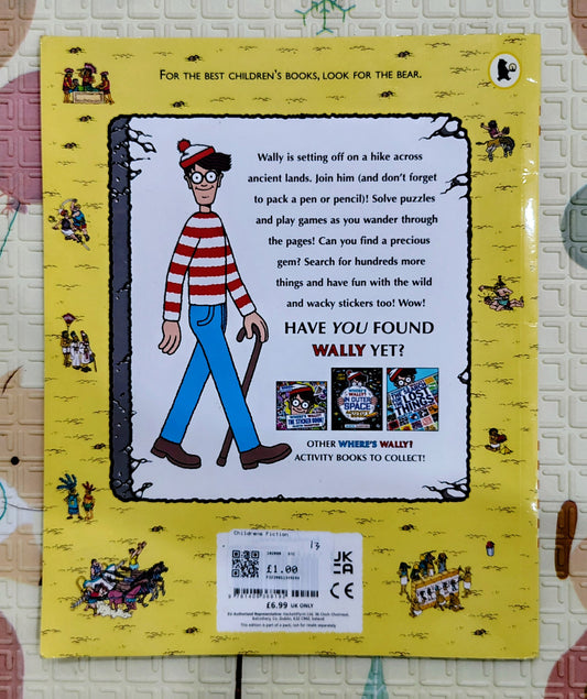 Where’s Wally? Across Lands Activity Book by Martin Handford (Sticker Activity Book)