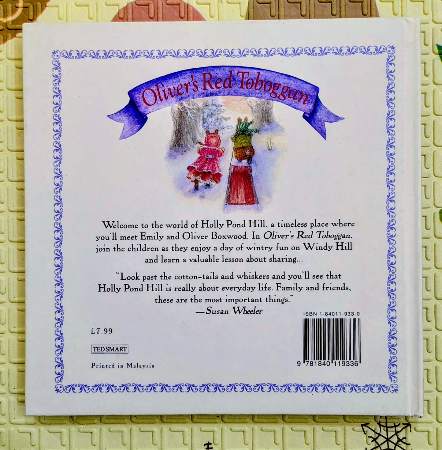 Oliver’s Red Toboggan by Holly Pond Hill