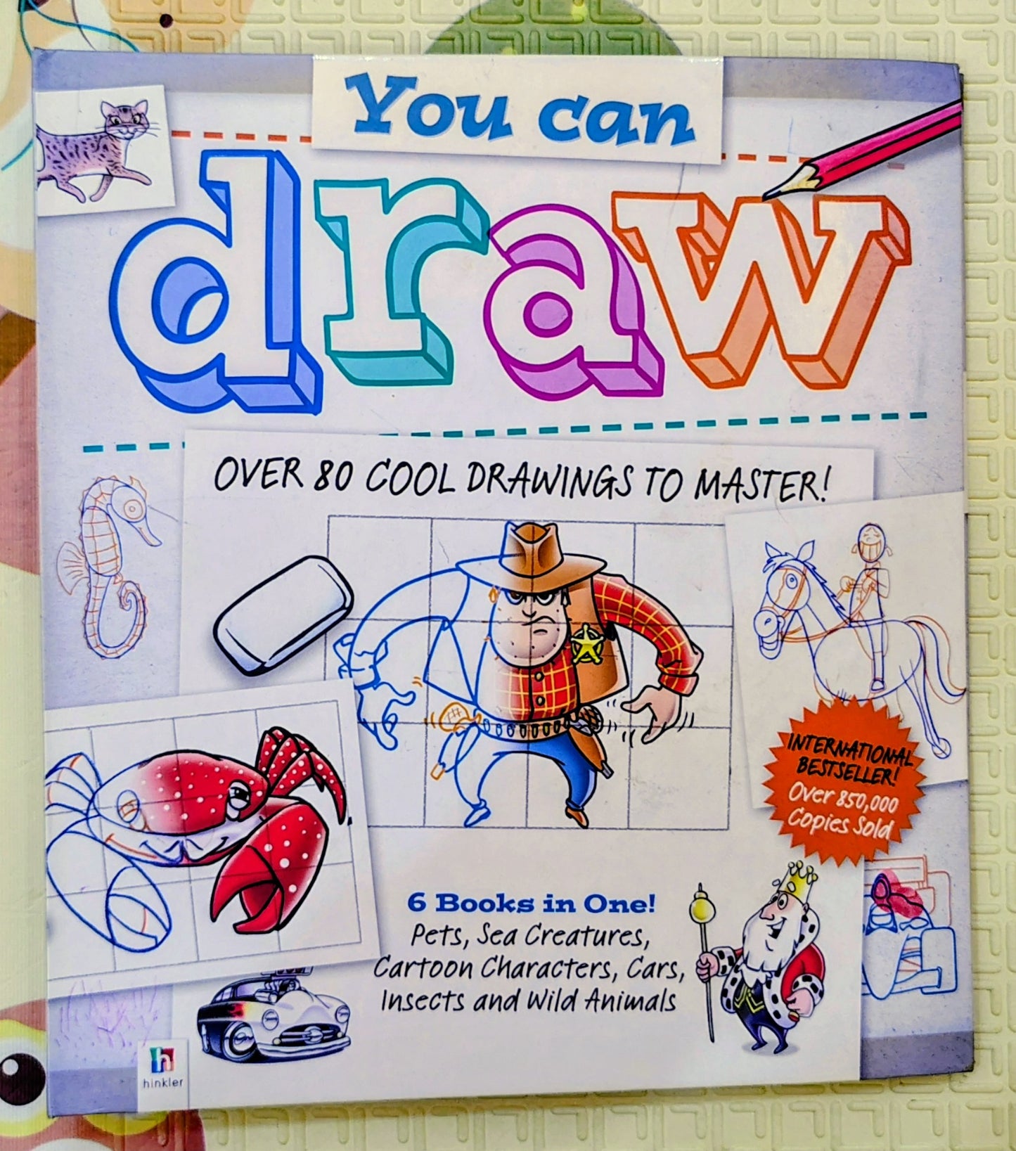 You Can Draw: 80+ Drawings, 6-Books-in-1 (Hinkler Books)