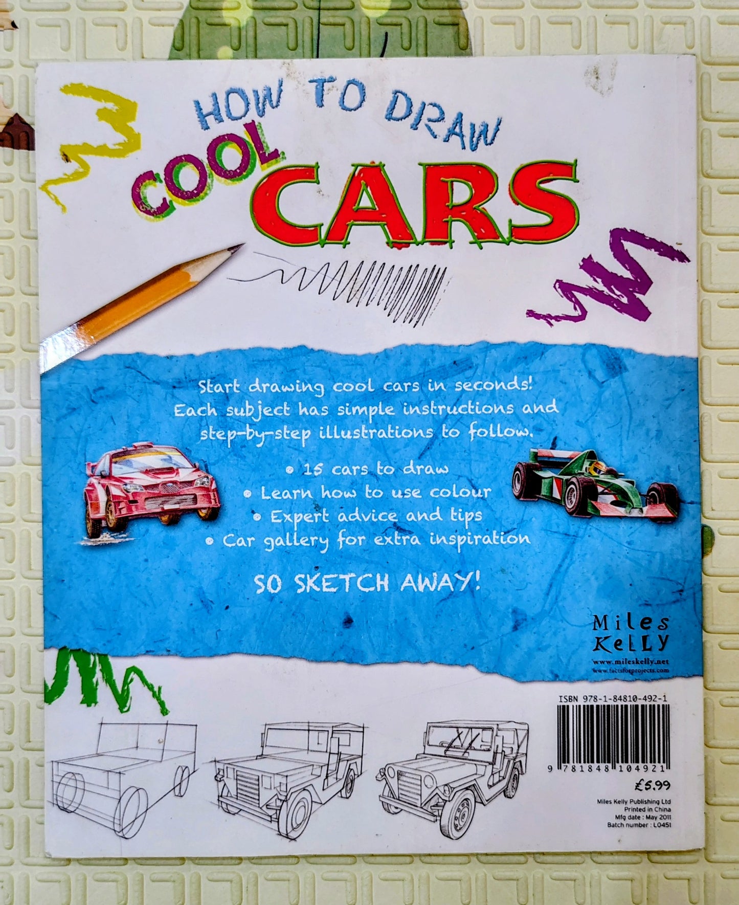 How to Draw Cool Cars: Action, Shading, and Texture (Miles Kelly)