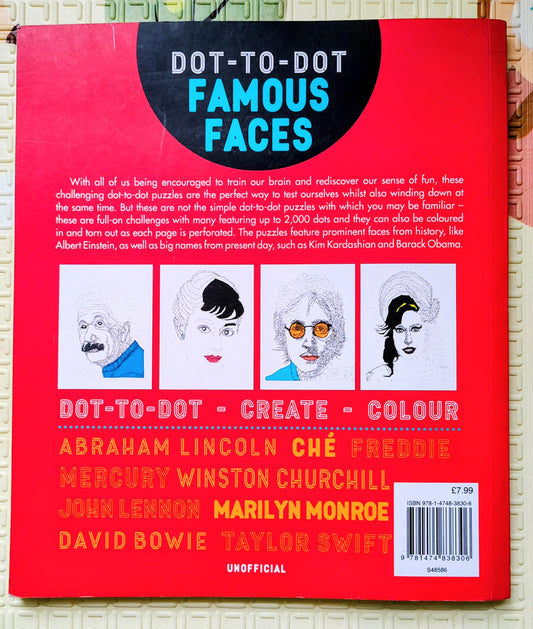 Dot-to-Dot: Famous Faces