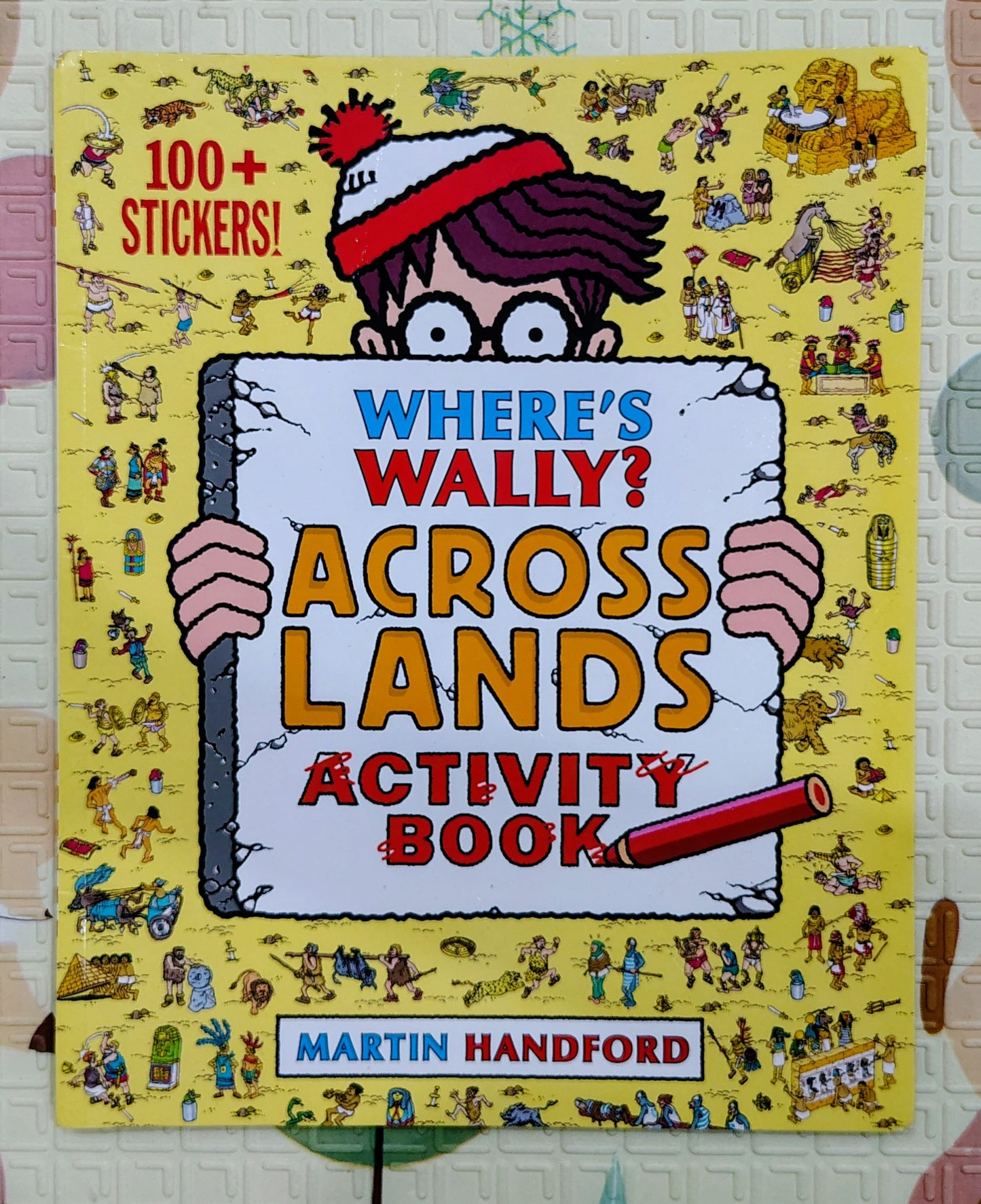 Where’s Wally? Across Lands Activity Book by Martin Handford (Sticker Activity Book)