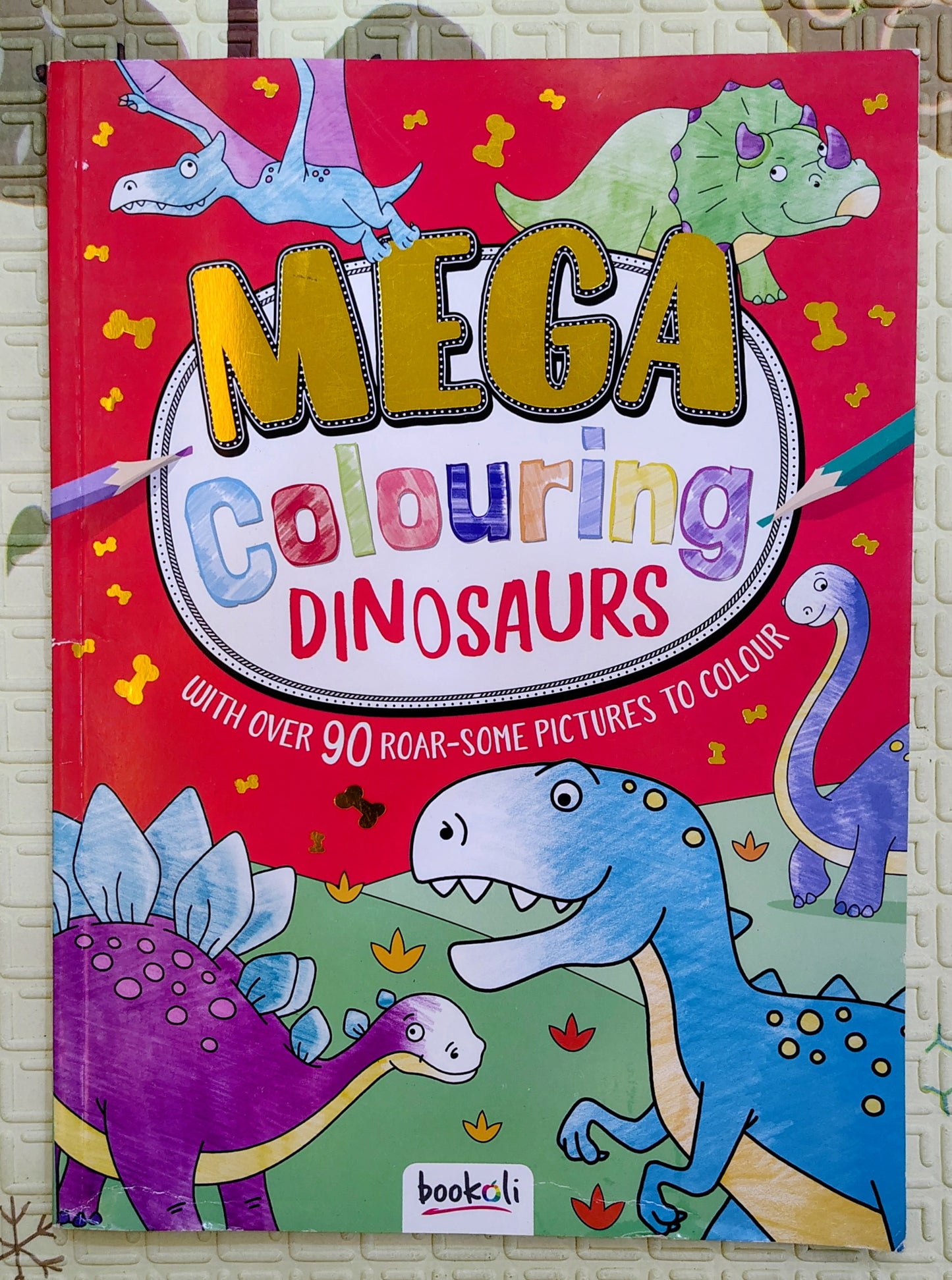 Mega Colouring Dinosaurs