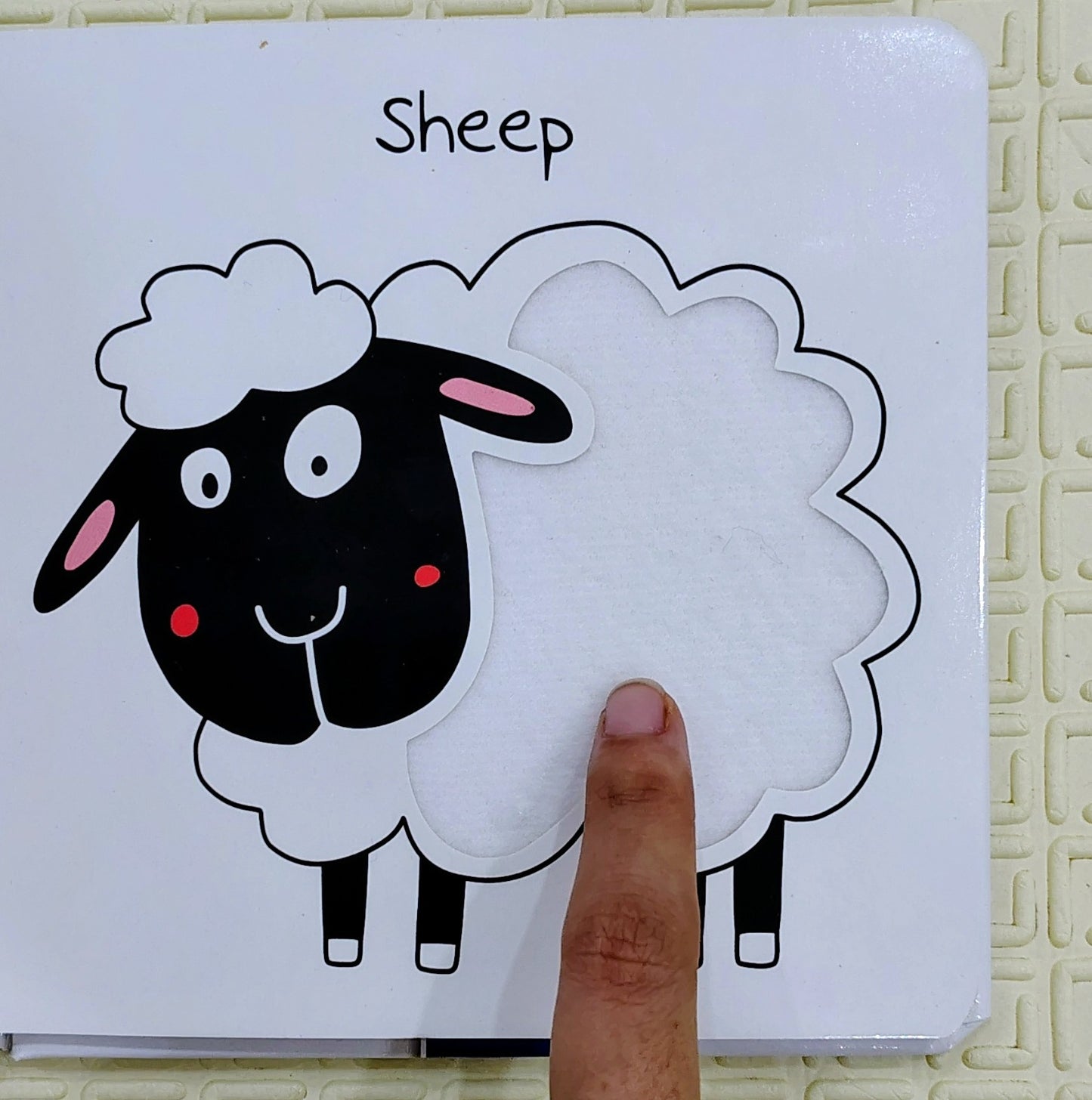 Colours to touch- Black and White| Sensory book for Babies